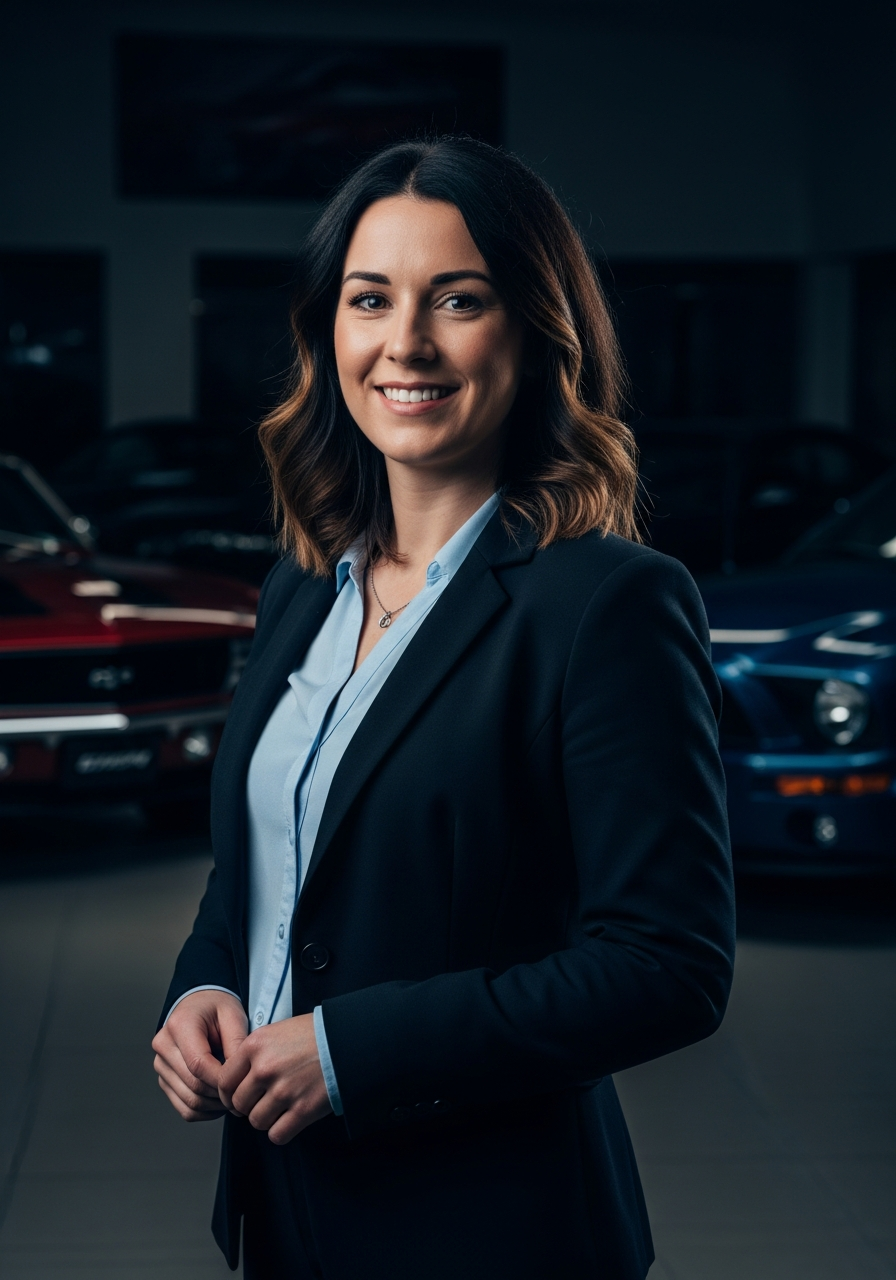 Our sales specialist in the showroom